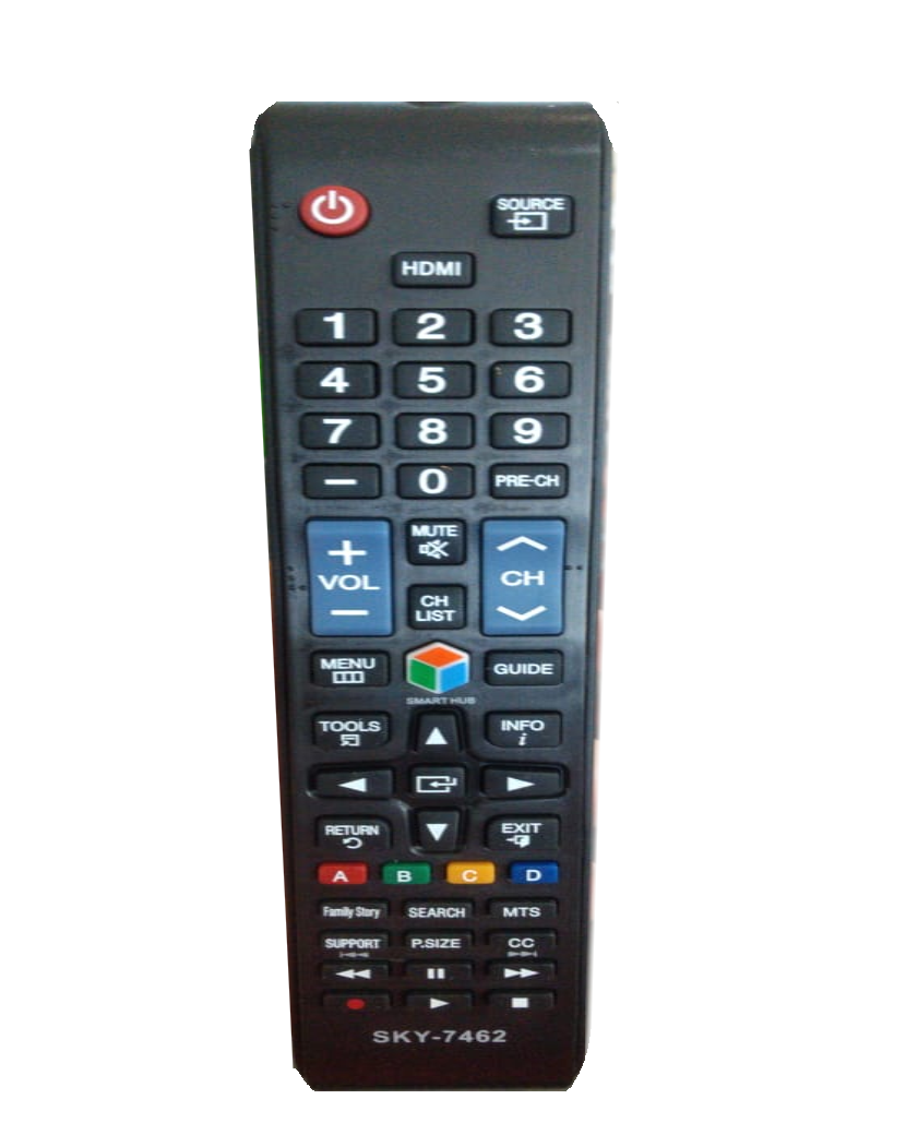  - Controle Remoto - preta - Central - unidade    Cod. CONTROLE REMOTO AOC 8050